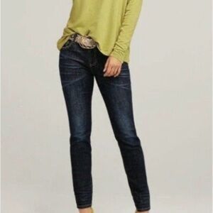 CAbi #4150 Women's Dark Indigo Skinny Jeans